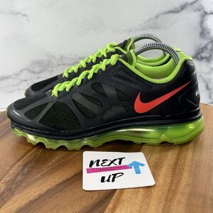 Women's Size 8.5-Nike Air Max+ 2012 Running Shoes Barely Volt Metallic Silver